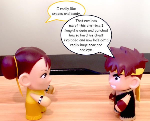 Ryu and Chun talk